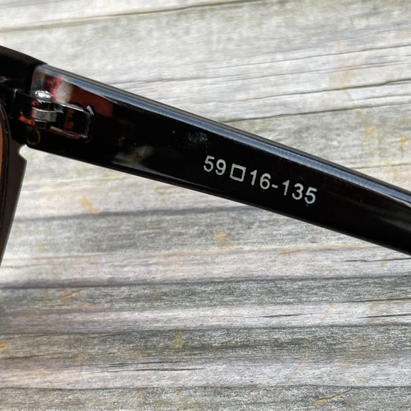 Gacel Sunglasses Women Brown Eye Wear Shades 59[]1 - Picture 7 of 12